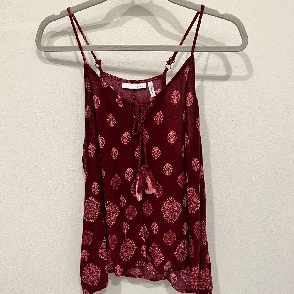 Luq spaghetti strap top
